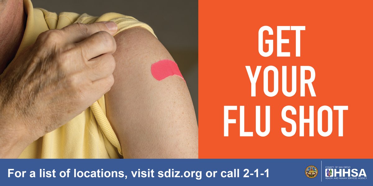 Looking for a flu shot location? 

Here is where you can find one in San Diego County: bit.ly/32jZVxY