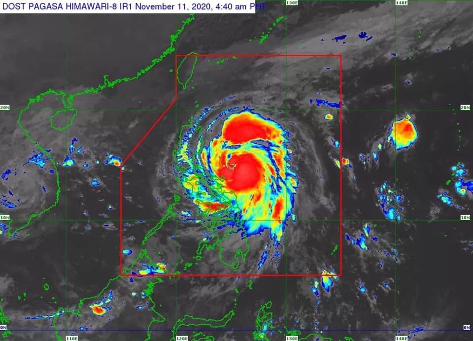 1Enrile's tweet photo. SEVERE WEATHER BULLETIN #11 SEVERE TROPICAL STORM #UlyssesPH
TROPICAL CYCLONE:WARNING
ISSUED AT 5:00 AM,11/11/20
(Valid for broadcast until the next bulletin to be issued at 8 AM today)
SEVERE TROPICAL STORM "ULYSSES" SLOWS DOWN OVER THE PHILIPPINE SEA WHILE MAINTAINING STRENGTH https://t.co/pZ3utyFjxS