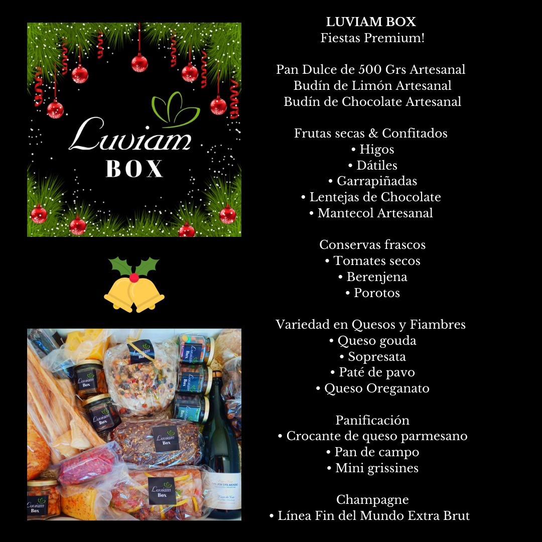 Luviamcatering's tweet photo. Se vienen las Fiestas y Luviam Box te ofrece una propuesta 
artesanal para que tengas 
el mejor festejo!🍾
Pedi tu Luviam Box✔

Contacto Whastapp 1130675531📲
homeparty@cateringluviam.com.ar
#findeaño #felicesfiestas #luviambox https://t.co/E9L1ziT6te