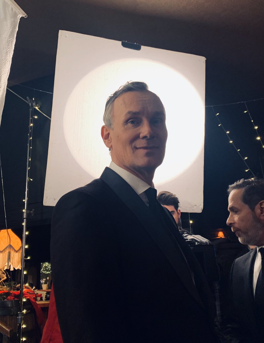 evan_m_williams's tweet photo. This is a shout out to Steve Cumyn, shared the screen with me as Colbert in #Versailles and is currently my costar in #midnightatthemagnolia on @netflix . A beautiful human and a dear friend, it was my absolute joy to reunite with him onscreen. Thanks for tuning in everybody! ❤️ https://t.co/4xoxLaIC70