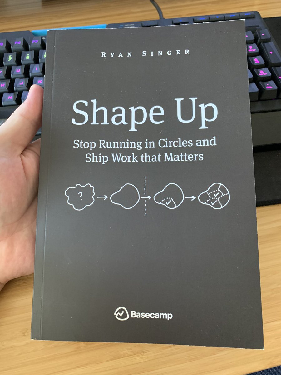 mattsimonis's tweet photo. So happy to have a physical copy of Shape Up!! Thank you for sharing your insights with the world @rjs. There are so many valuable nuggets of information in here 🙏 #ShapeUp https://t.co/sdDV0vHmt4