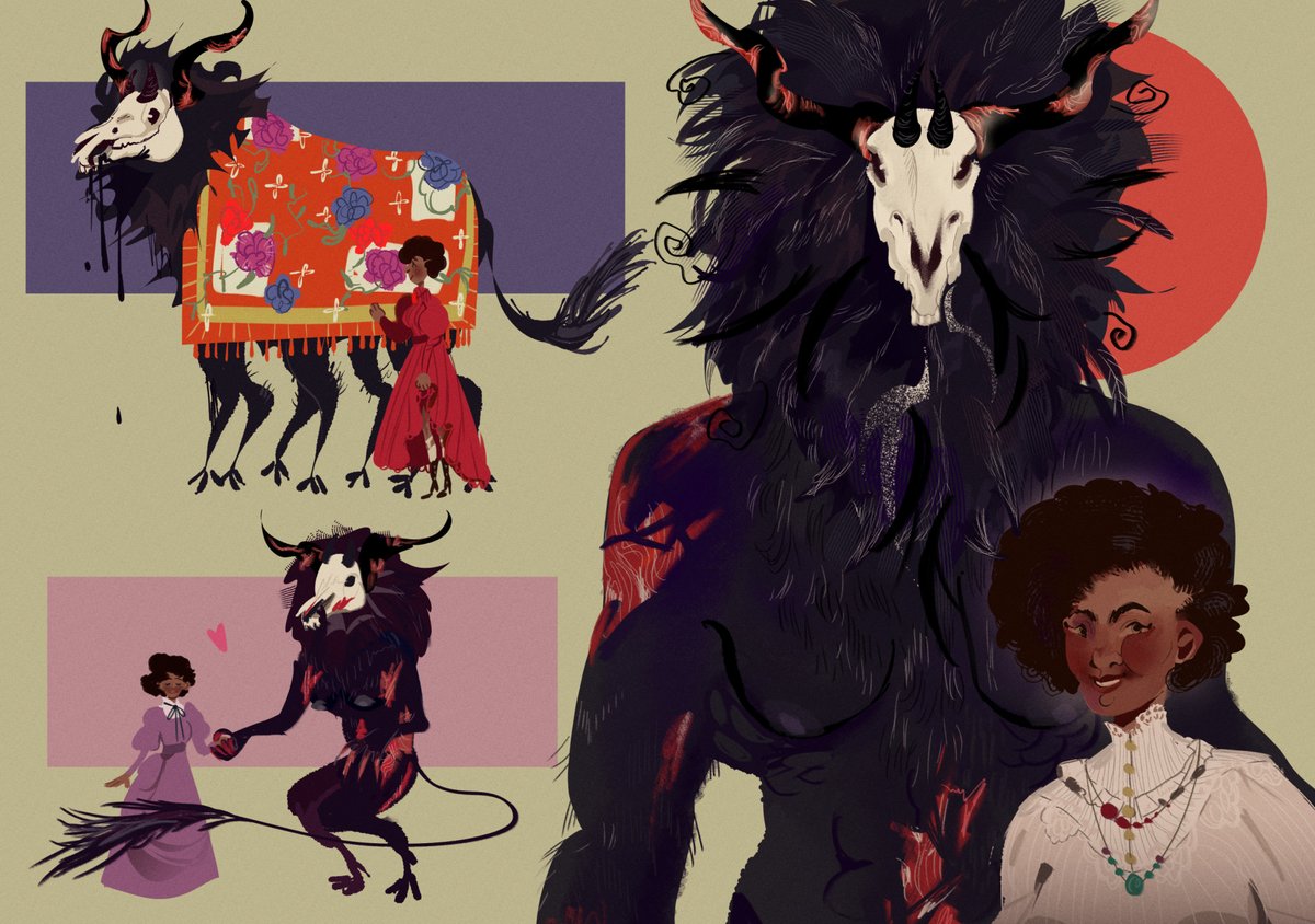 godweaver's tweet photo. 🌞MANY GODS🌞
Linnea || she/they || 24 || biracial (black&amp;white) || autistic || art account , mostly OCs || illustrator for @a0webnovel and currently creating the webcomic 10 Million Colors! https://t.co/U6g9Uy4Xxz