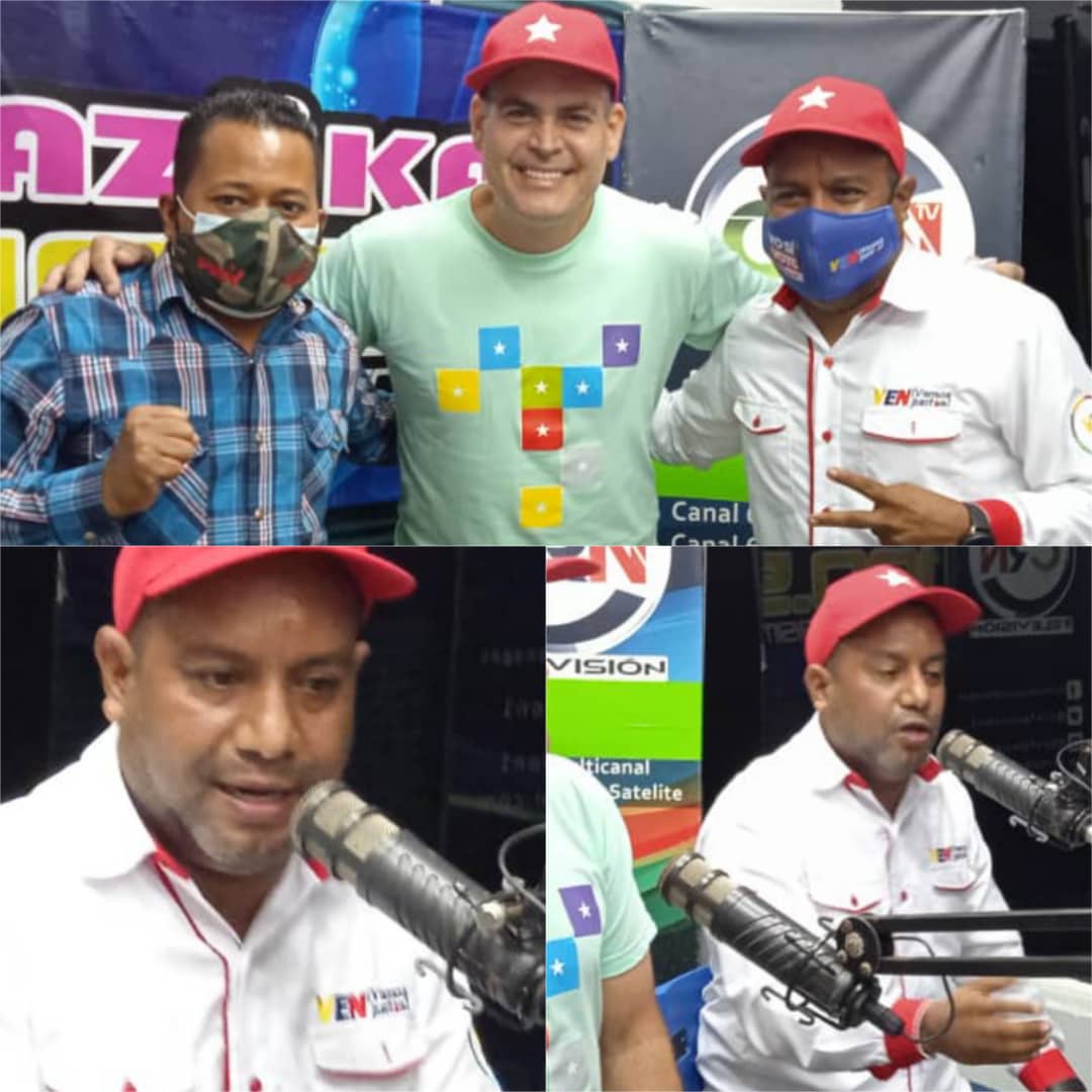 irwingPsuv_'s tweet photo. En Compañía del Candidato Roberto Messutti asistimos a la Primera Transmisión del Programa "Monagas ¡Vamos Juntos! Conducido por el Diputado Reinaldo Astudillo.
#SoyComunero
#ComunaONada
@Nicolasmaduro     @Dcabellor               @Yelitzapsuv                @Marlenycdcpsuv https://t.co/Vp8tYEG7QU