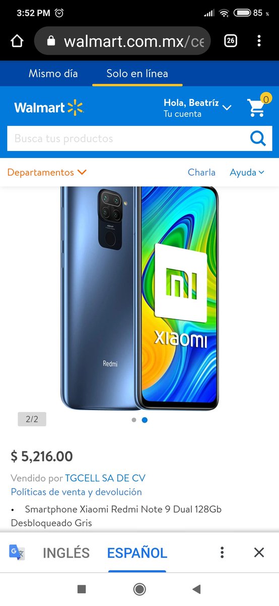 TaydeGaona's tweet photo. Las ofertas del #BuenFin2020 de #WalmartROBOTOTAL el mismo celular por la misma compañía con diferente nombre, un día en 4k y al día siguiente que ya estaba en 5k lo compre y nunca llegó, a esperar a que se dignen a regresarme mi dinero @WalmartMexico https://t.co/Ovz3O6EnNL