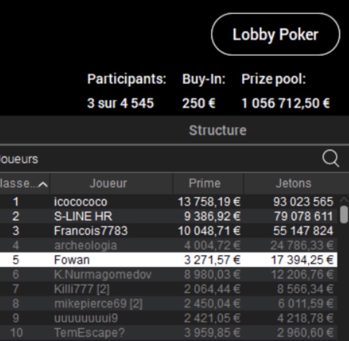 5ème/4545 joueurs de Main Event SECOOP <a href="/PokerStarsFR/">PokerStarsFR 🔞</a> 

🔥🔥🔥