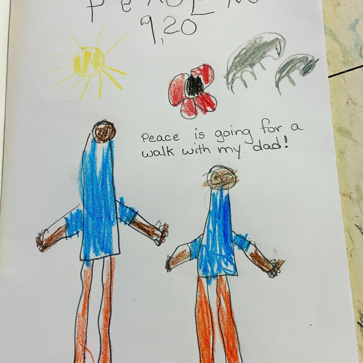 jen1874's tweet photo. This is what peace looks like and feels like in kinder. @MarylandParkBSD @KingGeorge_BSD  The answers were very inspiring. Enjoy some peace with your family tomorrow. 🌺 https://t.co/p6jeMaVU0T