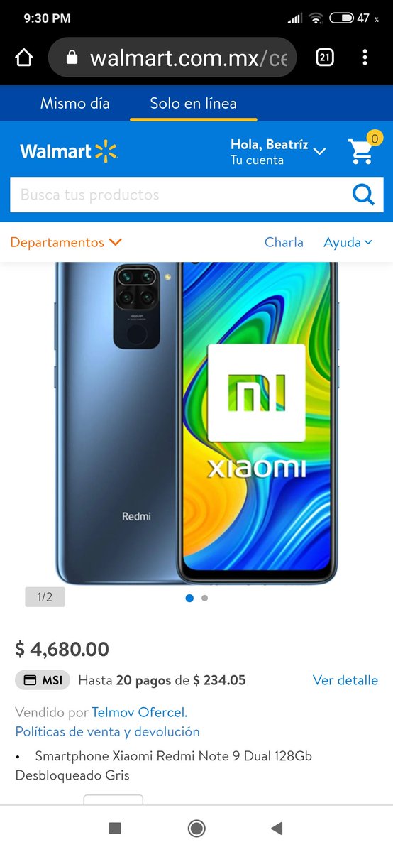 TaydeGaona's tweet photo. Las ofertas del #BuenFin2020 de #WalmartROBOTOTAL el mismo celular por la misma compañía con diferente nombre, un día en 4k y al día siguiente que ya estaba en 5k lo compre y nunca llegó, a esperar a que se dignen a regresarme mi dinero @WalmartMexico https://t.co/Ovz3O6EnNL