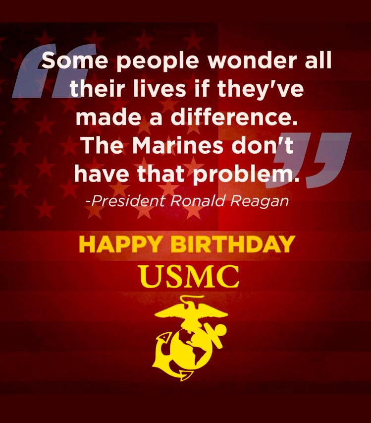 MarshallRTeague's tweet photo. FEELing the #TeagueTuesday #TeagueSpirit
Celebrating the @USMC Birthday from this Navy man who ALL too often portrays a #Marine #PensacolaWingsOfGold
YOU ALL make that 245 yr legacy Proud
OORAH my brothers & sisters ๐ https://t.co/aiBiLLXVvW