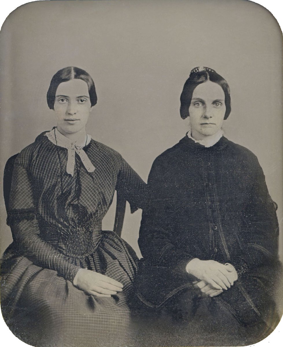 Emily Dickinson and Susan Huntington Gilbert: Pals for 40 years.