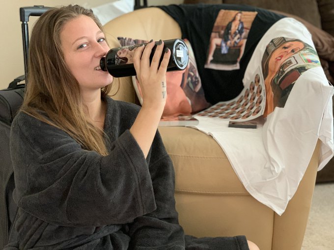 My merch is in! Gym shirts, pillows, magnets, water bottles, and each order comes with a signed postcard