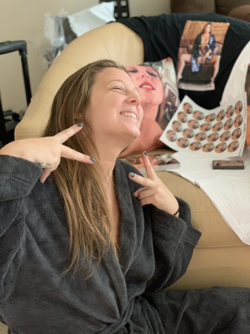 My merch is in! Gym shirts, pillows, magnets, water bottles, and each order comes with a signed postcard