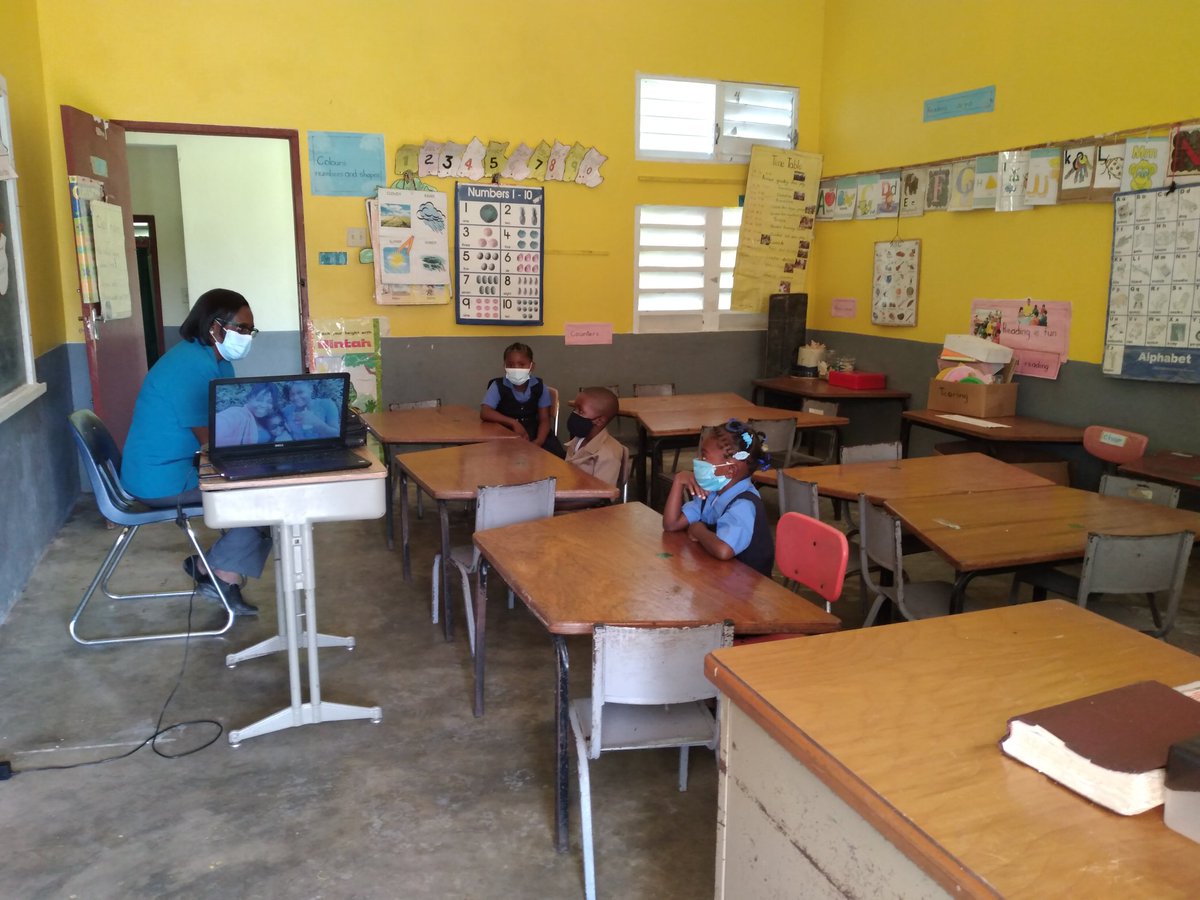 malcolm_karena's tweet photo. Infants turn out for face-to-face classes at Chantilly Primary and Infant!!!! #12StandardsMatter @ECCJA @melitareid @karlenedesland1 @NORDA1 https://t.co/jd2CZaMrjw