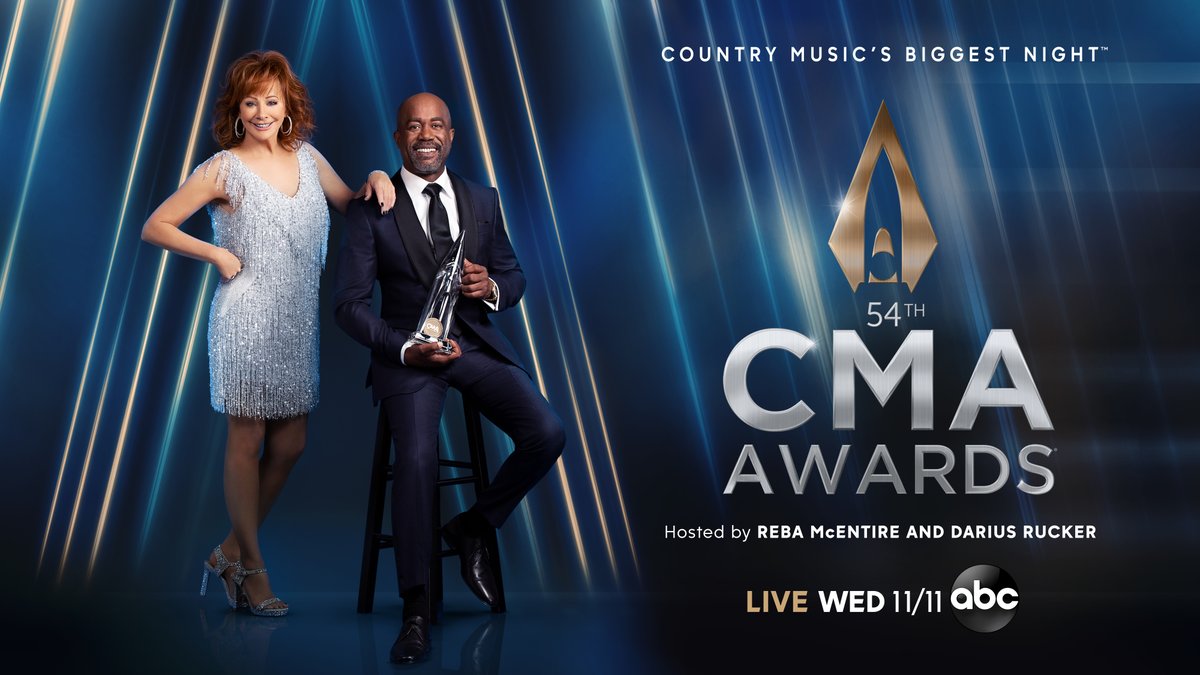 939TheWolf's tweet photo. Don’t miss hosts @reba and @dariusrucker as well as amazing performances on @CountryMusic’s #CMAawardsLIVE Wed 11/13 at 8|7c on @ABCnetwork! https://t.co/568gp2VYGm