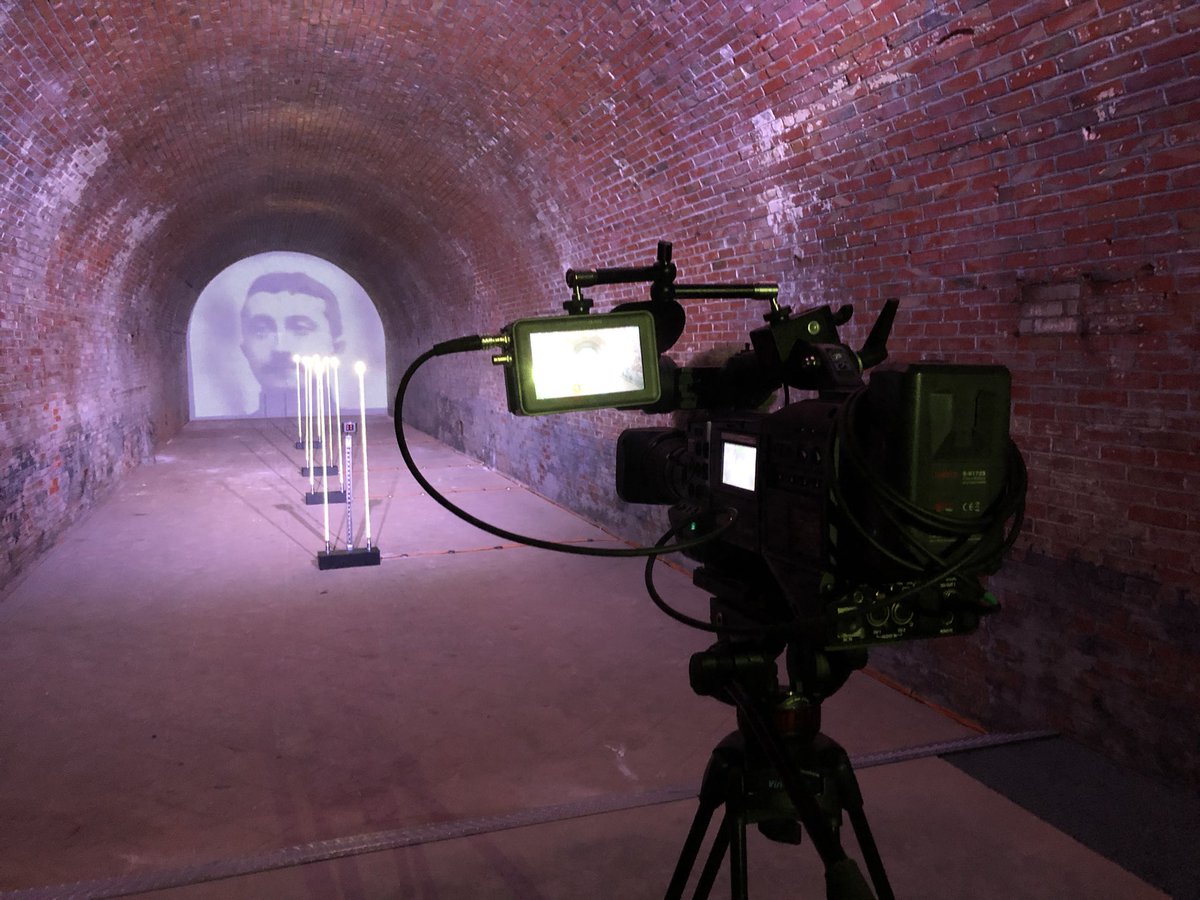Tournage à la citadelle de Verdun : il y a  100 ans était choisi dans cette salle le soldat inconnu