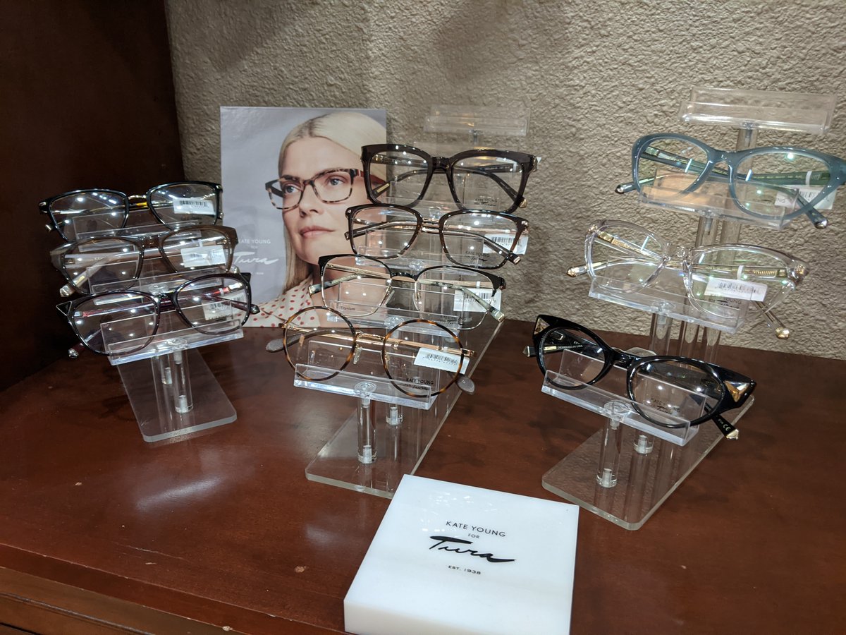 SpectaclesWest's tweet photo. Starting tomorrow, all Kate Young glasses frames and sunglasses frames are 40% off!  Hurry, they won't last long.  Especially that blue one.

#shoplocalshopsafe #framedatspectacleswest #onsale #kateyoung #weatherfordtx https://t.co/nWAgF7WJ8F