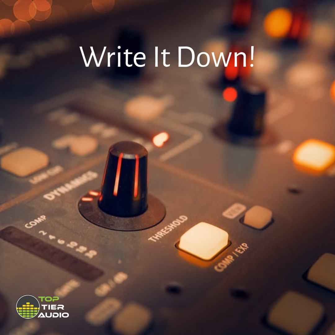 toptieraudio's tweet photo. Here's a simple tip for podcast production from @podcastengineer - don't trust your memory. Write down your hardware settings. https://t.co/V2BmgIIiw8 #techtip #podcastproducer #podcasting #toptieraudio https://t.co/sWzskG5zdY