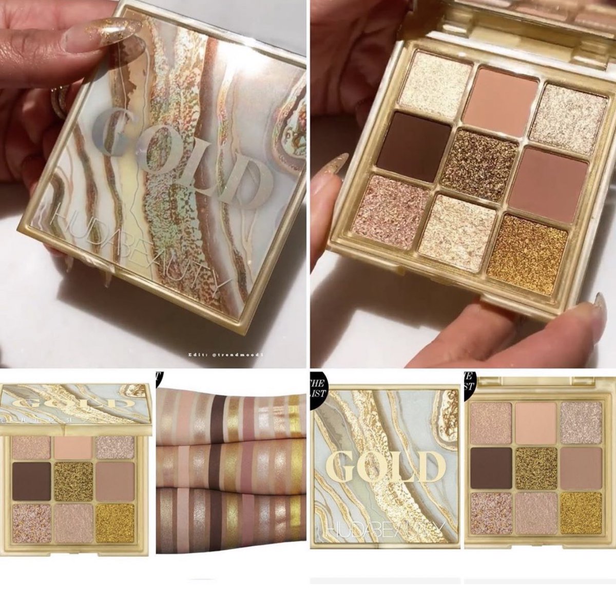 Trendmood's tweet photo. #REVEALED 🚨More #Holiday2020 😍✨ NEW! Obsessions #EyeshadowPalette 💛 by @hudabeauty celebrating 5 years at #CultBeauty The Gold Obsessions Palette ��27 #limitededition 9 shades
#ComingSoon https://t.co/PLQ0iWmrau