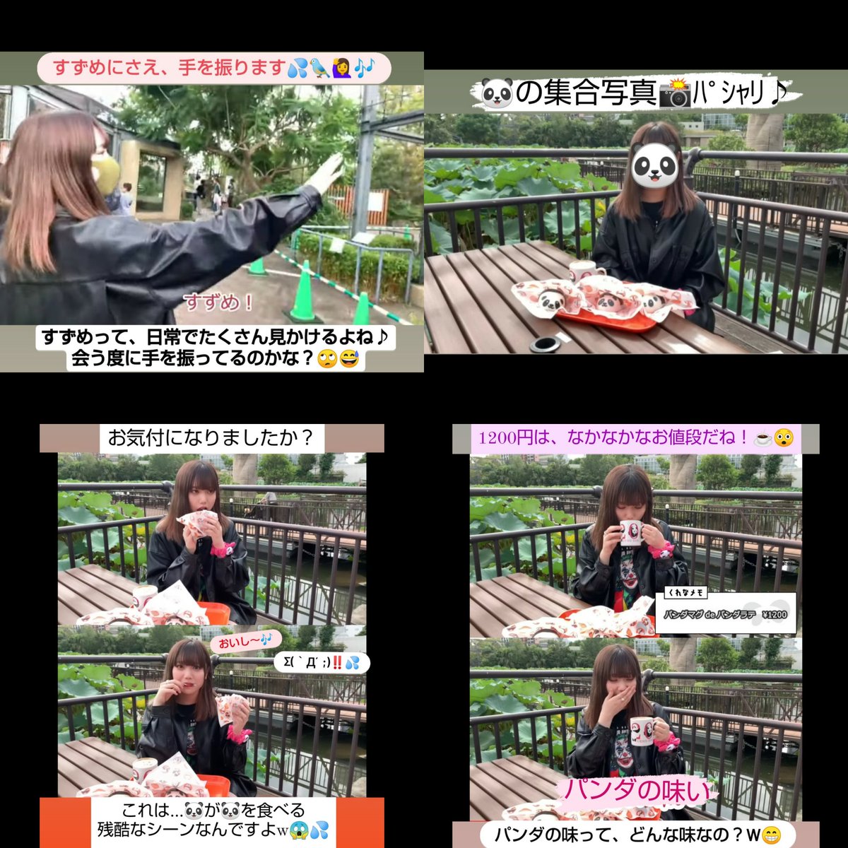 hirosan1557's tweet image. 【ちょう散歩】前編
も～う😅💦
突っ込み所満載だったよー🤭
くれなはほんと面白いな～😂
動物好きのくれなの笑顔が沢山観れて、最高の内容だった！🥰
後編ではパンダが登場します✨🐼
楽しみだな～(≧∇≦)🎶
早く観たい🖤

#長久玲奈
#ちょうちゃんねる
#編集頑張った(笑)💦