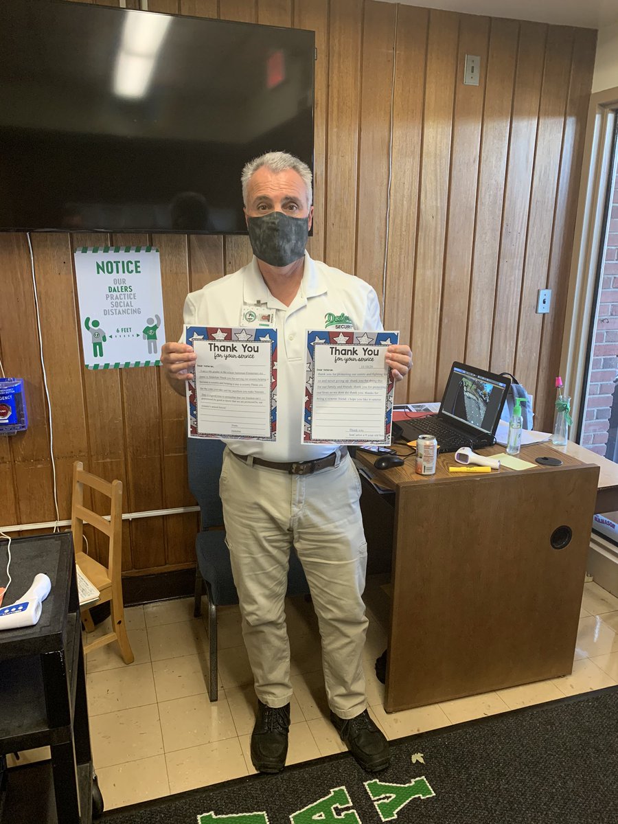 Celebrating our Veterans including our own <a href="/WWP_Dalers/">WWP_Dalers</a> security guard Mr. Don Gaghan for Veterans Day. Thank you for your service <a href="/WWP_Dalers/">WWP_Dalers</a> <a href="/SEM_Dalers/">SEM Dalers</a> <a href="/AAE_Dalers/">AAE_Dalers</a> <a href="/NSE_Dalers/">NSE_Dalers</a>