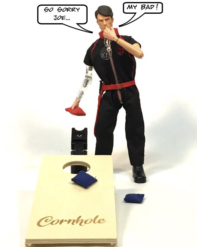 AT_GIJoe's tweet photo. #EagleEyeFind at #FiveBelow #onesixthscale #desktopcornhole game!

#desktopgames #superjoe #mikepower #atomicman #adventureteamgijoe #gijoeadventureteam #onesixthscale #sixthscale #actionfigurephotography #actionfigures #actionfigurecollection #toycrewbuddies #toyaddict #toypics https://t.co/GiTWUhO0Ss