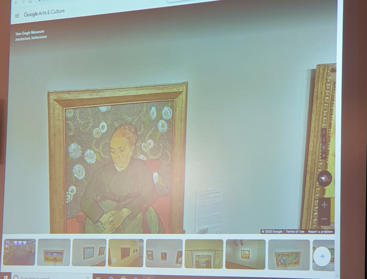 ErinStewart99's tweet photo. The brilliant Miss Barke shared her blended learning strategies today at our SLT meeting and I'm left feeling truly inspired @ArtsDenbigh @DenbighHigh #googleartsandculture #googletours #bestpractice #innovatelearning #onlineandathome https://t.co/qgHZl9n87s