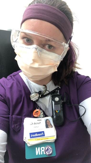 I work on an oncology unit at Froedtert -- we are plenty busy due to patients hesitating to seek care and therefore coming in sicker. I also ended up catching COVID and am currently on short term disability to give time for my asthmatic lungs to recover. 
   
Sarah Gorczany