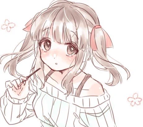 ポッキーで縦セーターな智絵里#ポッキーの日 #縦セーターの日 