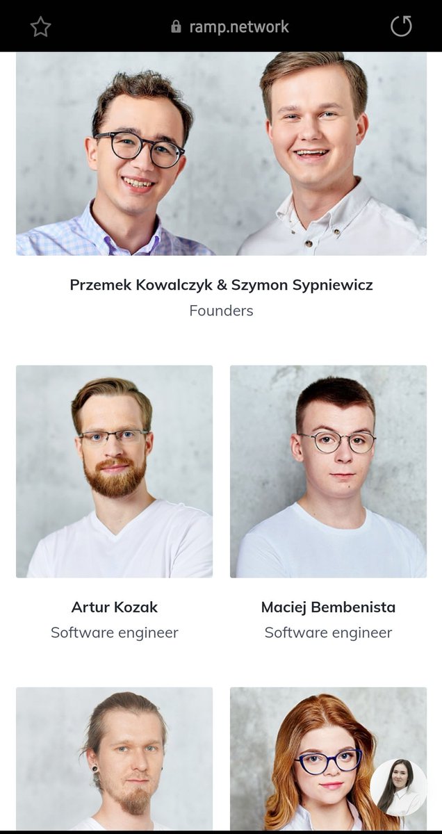  $RAMP  #RAMPDEFI  @RampDefi RampDefi Has links to all the right places. Solid team (fully doxxed) listed already on  @MXC_Exchange aswell as  $UNI Tiny mcap currently. Easy 5-10xPartners  @IOST_Official  @Nuls  @ElrondNetwork  @solana  @nerve_network  @moonstake Investors  @arrington