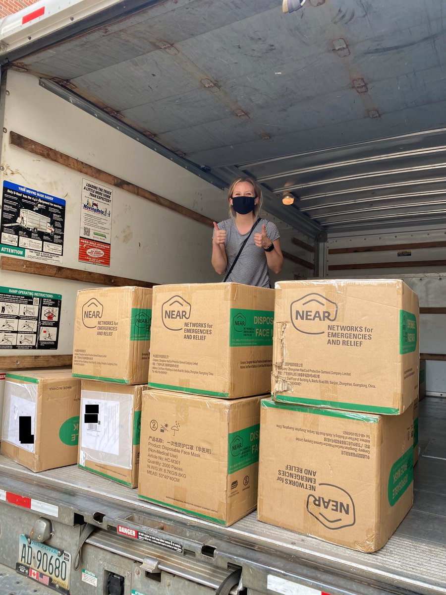 GetMePPEchi's tweet photo. Your happy news of the day: @NeaRppe has donated 50,000 isolation masks for distribution in the Chicago area, with a focus on people experiencing homelessness or living in shelters. Thank you @NeaRppe! 🧡 https://t.co/lFtGtTrcQD