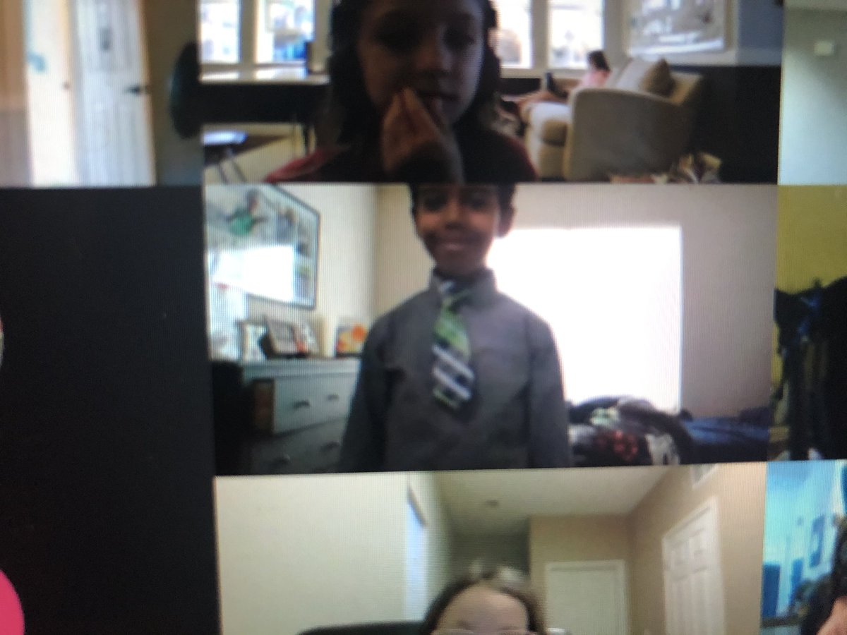 DtesB's tweet photo. Lots of cute little teachers for the DTES “Dress Like a Teacher” Day! @robbinsfirstgrd had had a past student dress up at him! @DominionTrailES https://t.co/uXIwjh1ZTd