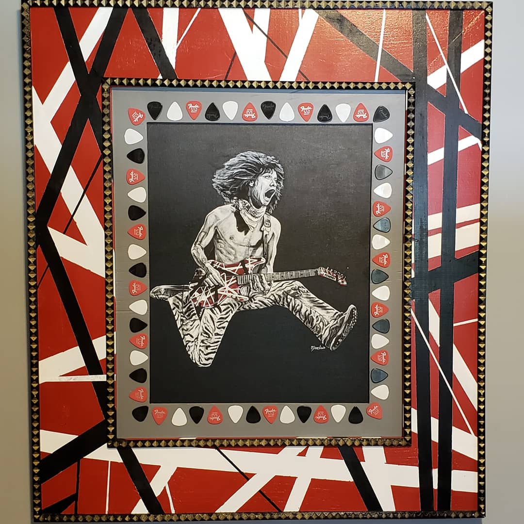 TriciaMoralesA1's tweet photo. "I'm the One"
Raffle to benefit @rawkstars, a charity that provides lessons and instruments to kids.
#eddievanhalen #vanhalen #ripevh #evh #art #artist #portrait #music #frankenstrat #guitar #rockstar #rawkstars https://t.co/luhH45VpBc