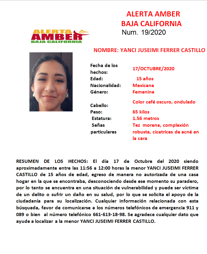 FUNDEM_Mx's tweet photo. Yanci está desaparecida. Por favor, si la han visto, comuníquense inmediatamente! https://t.co/6jYiRn3h0o