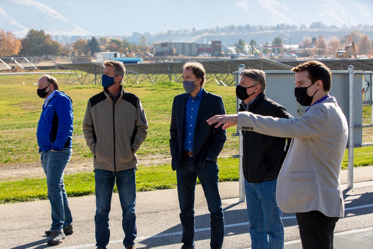RMP_Utah's tweet photo. Partnership powers innovation. A team from Rocky Mountain Power got a close up look at the exciting developments in clean transportation at @ASPIREerc at USU. As an ASPIRE founding member, we're proud to support this groundbreaking work. https://t.co/BJWk7SebfJ