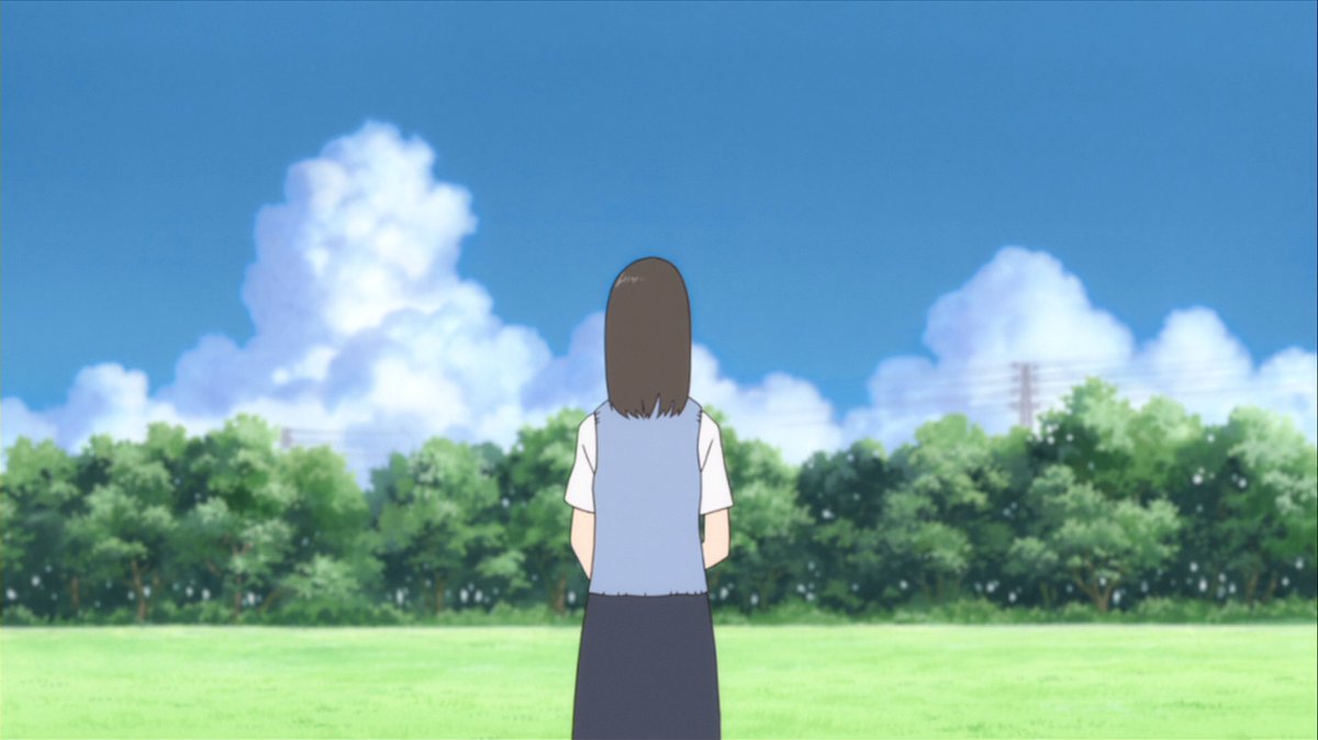 Terdapat romantisisme yang hadir di dalam awan yang muncul pada adegan-adegan ini; relasi manusia dengan alam dan nilai-nilai spiritual; semenjak awan banyak dihadirkan secara sengaja dalam adegan.