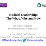 Photo by Medical Leadership (@MedicLeadership)