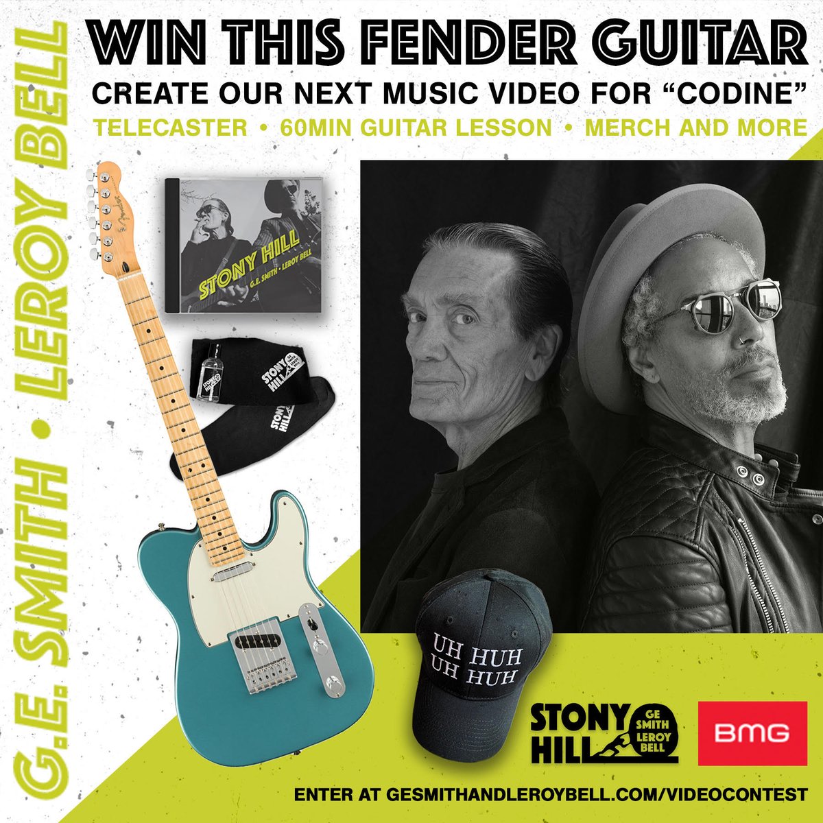 HamptonsFilm's tweet photo. Video Contest! G.E. Smith &amp; LeRoy Bell invite you to create a music video interpreting a song from their new album "Stony Hill," with the winner taking home an incredible prize package!

Submissions due 12/4: https://t.co/viJqriONlF

@gesmithmusic @LeRoyBell @GEandLeRoy https://t.co/2GHqI2eN72