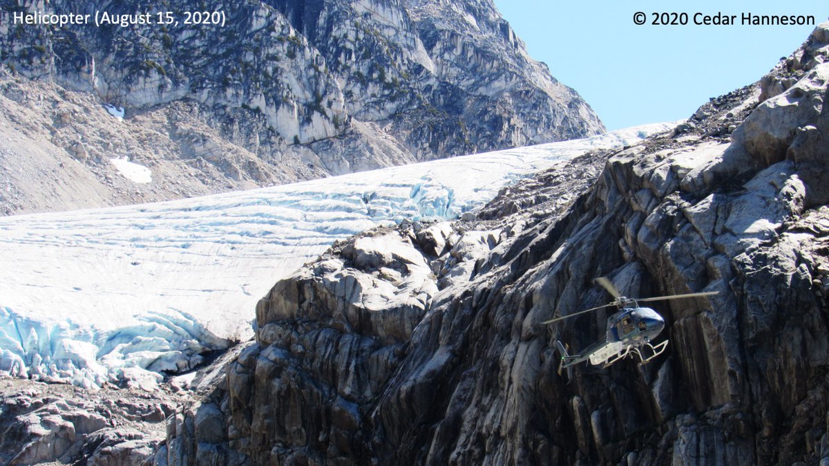 CedarHanneson's tweet photo. #MountMeager fieldwork on August 15, 2020.
This location was literally awesome!
#Mountains #Glacier #Helicopter https://t.co/V8wVjfXSAT