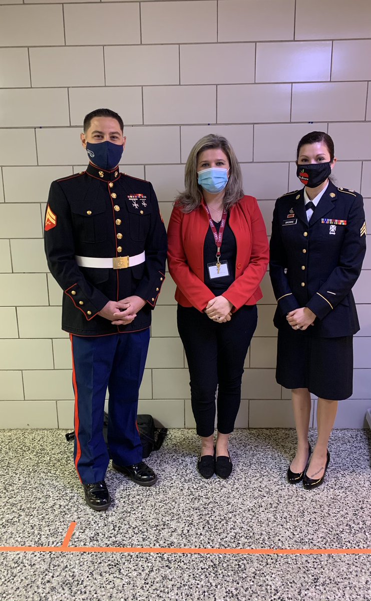 Celebrating Veteran’s Day at <a href="/uascs/">Utica Academy of Science</a> These two amazing teachers  have served in our military. 
I am so very fortunate to know  and work with people like you. Thank you for ensuring the freedoms we enjoy every day. 
Happy Veterans Day!