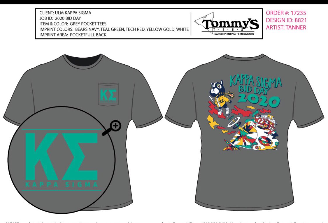 To raise money for the Military Heroes Campaign, we have decided to re-release our Fall Bid Day Shirts!

Cost:$25

Order by: November 30th