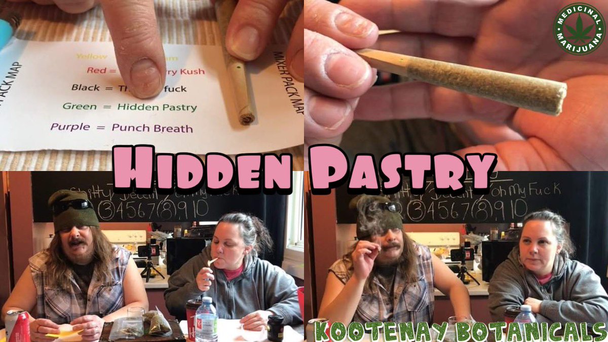 TheCigrit's tweet photo. #Cigrit & Donna Review “#HiddenPastry” (#MedicalMarijuana) From #KootenayBotanicals https://t.co/NmJlvZDcVb @KooBot2 @TheCigritsWife #TheCigrit✌🏻 #MedicalCannabis #MedicalWeed #Marijuana #Cannabis #Weed #Pot #Dope #BongTokes💨 #Lit🔥 #CannabisCommunity #StonerFam #THC #Canadian🇨🇦 https://t.co/JRCuoVSjDe