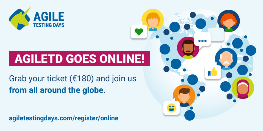 AgileTD's tweet photo. 🚨If you want to be part of the #AgileTD Online Conference you still have the chance!
Book your ticket now and enjoy the second and third day. 
Don't worry, All talks and keynotes are being recorded. You can watch and re-watch the sessions later. https://t.co/fA846Kuhvs https://t.co/dXqbmHEQhD