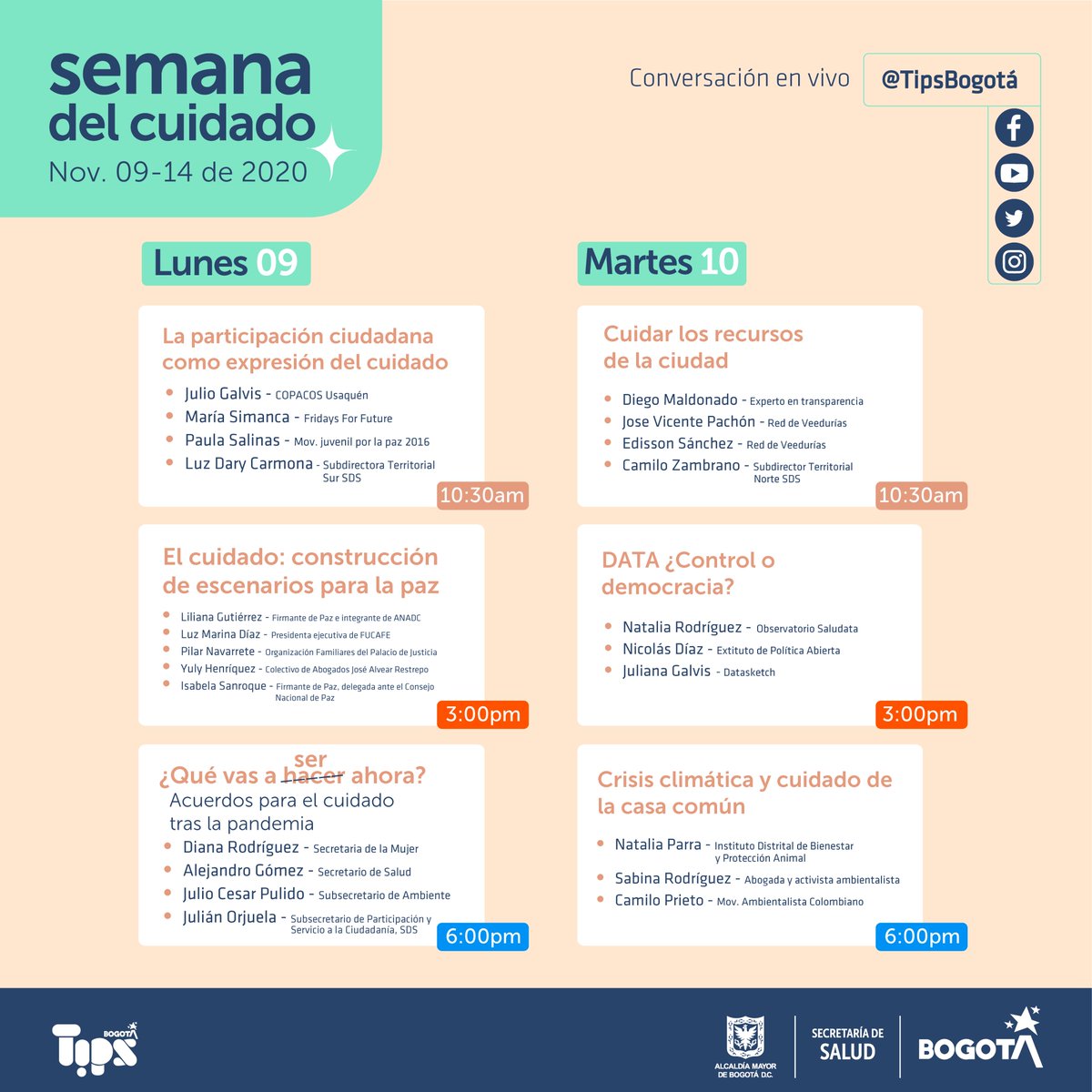 EscuelaDeDatos's tweet photo. Este mes hay muchos eventos y oportunidades dateras, aquí algunas de ellas 👇👇📈

10 nov/3:00 PM (COL) - Charla DATA: ¿Control o democracia? - @TipsBogota 
11 nov/10:00 AM (MX) - Datos y violencia de género- ¿Cómo cerramos la brecha de datos? @ABRELATAM @datacivica  
(…) https://t.co/SgaF5meoVS