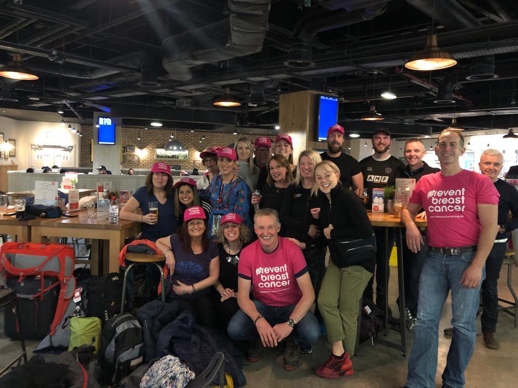 terryhayward's tweet photo. Hard to believe it’s 12 months since I set off with this bunch on an adventure of a lifetime. Who’d have thunk we’d raise over £100k and make friends and memories for life. @wearepreventBC #TeamEverest #EBC2019 https://t.co/eQHdPmKL0A