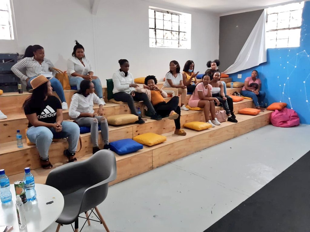 MafIHub's tweet photo. Today, we hosted a second Cohort of Women in STEM.
North West Province has a bright future.
For the 2 days we have hosted 40 Women in Computer Science, Technology Engineering, Maths Physics,Geography, Information System
#BuildingCapable4IRArmy @Stellarated https://t.co/g1LSThBFFn