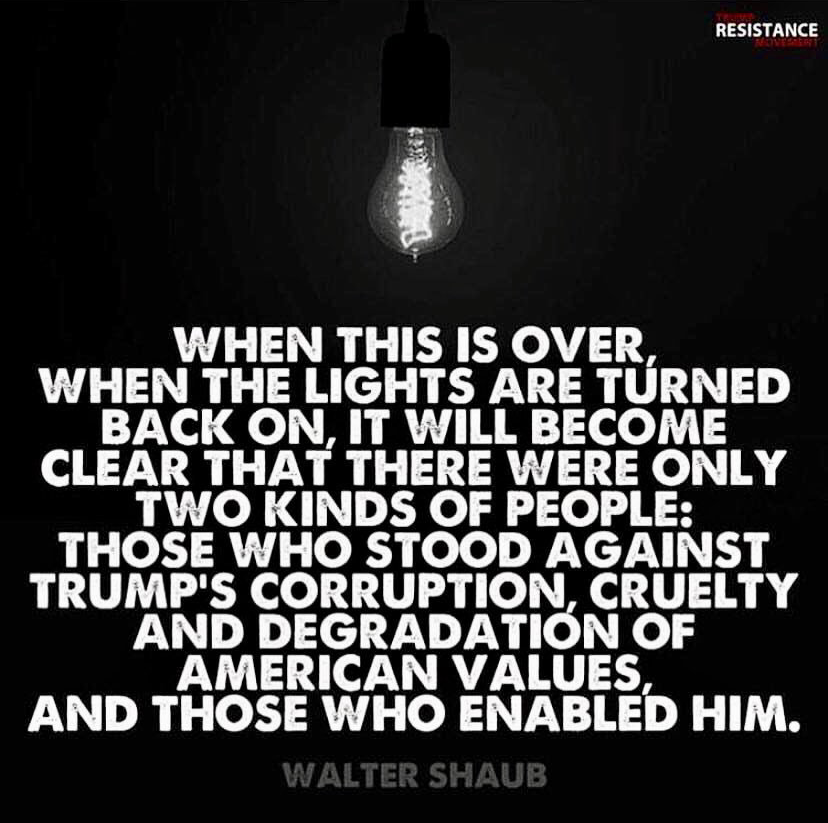Trump and Barr have been preparing the legal rationale for  #fascism since they took over our House. They've prepared for THIS DAY. Don't wait for someone else to do the work. Be sure the lights come back on.  #RESIST  #AmericaBelongsToThePeople  #DemocracyInDanger  #NoFascistUSA