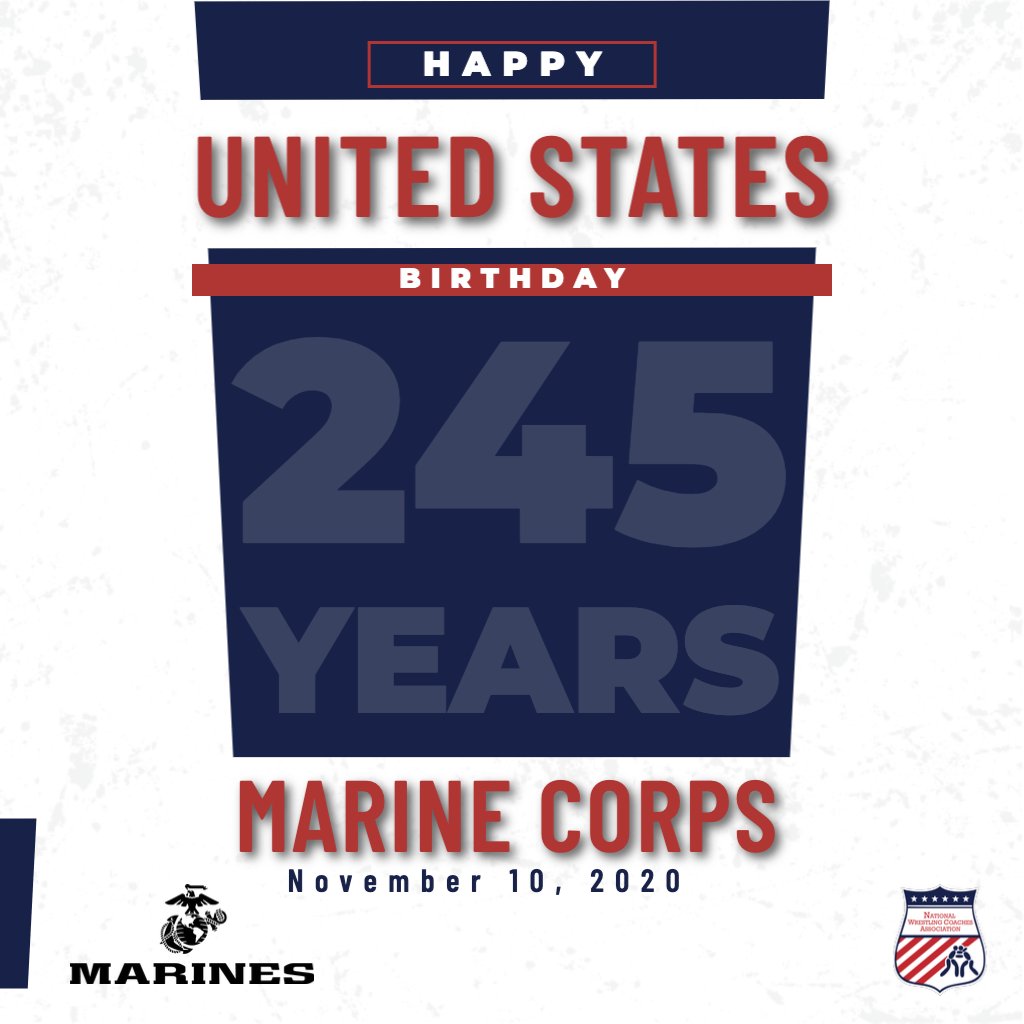 nwcawrestling's tweet photo. Happy 245th Birthday to our longtime partners @USMarineCorps ๐๐บ๐ธ #MarinesHaveLanded https://t.co/wl0R4j6KZR