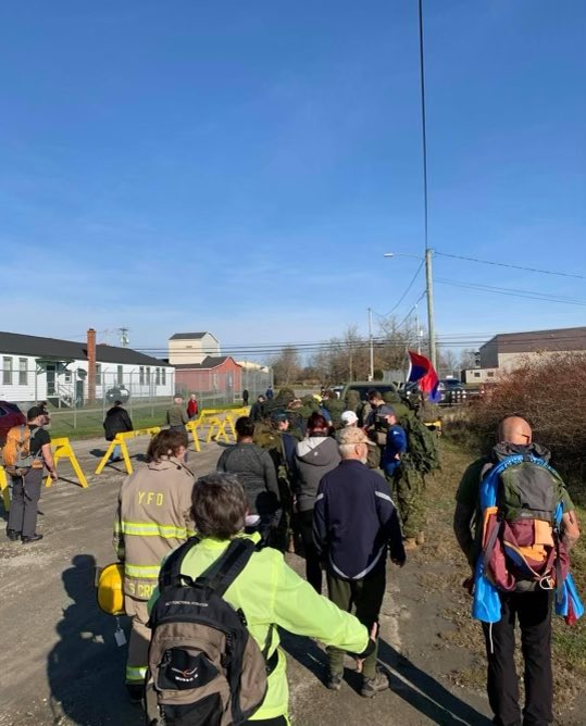 ycmhsnews's tweet photo. Some of our students/staff that took part in a 15k rucksack walk this past wknd, one of many taking place across Canada. The purpose of the March was to raise awareness and funds for the Wounded  Warriors of Canada. A challenge well accomplished Vikings! https://t.co/FUypj9ed95
