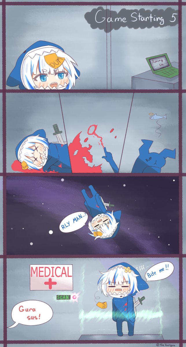 Shark's experience in space

 #gawrt  #chumbuds  #gawrgura  #hololiveEN 