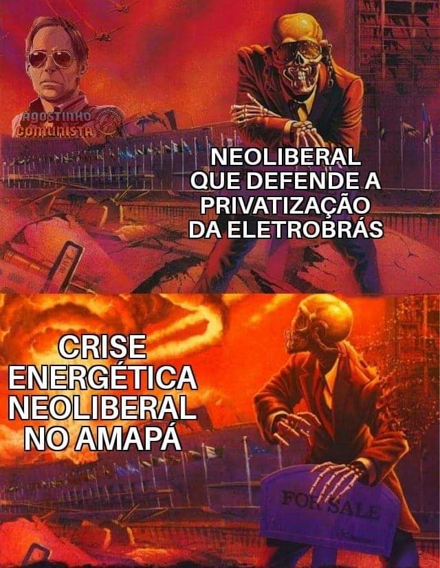 PRV10Z1TERMINA2's tweet photo. @Priguardiola @FlavioDino @ANEEL_govbr Todo apoio ao #SOSAmapa chega de desmonte do estado e descaso com a população 
Não a reforma administrativa e contra a privatização da Eletrobrás 
@reformaadmnao @nao_reforma @contrarefadm @aservicodobr @aeeleletrobras @FurnasAsef @EmNomedaRosa2 @EstrelaColetivo @transformamp https://t.co/x7wi0cRGmr