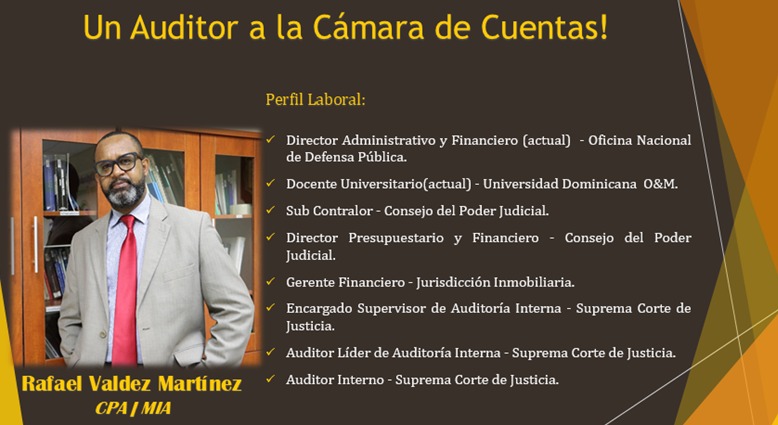 fabioheredia88's tweet photo. Rafael Valdez Martínez @elfara03 es un profesional de la contabilidad y la auditoría, con una larga trayectoria en el sector público, su experiencia lo hacen el mejor candidato para integrar la Cámara de Cuentas. @DiputadosRD @bolivarvalera @luisabinader @LeonelFernandez https://t.co/c2yE7dHVwN